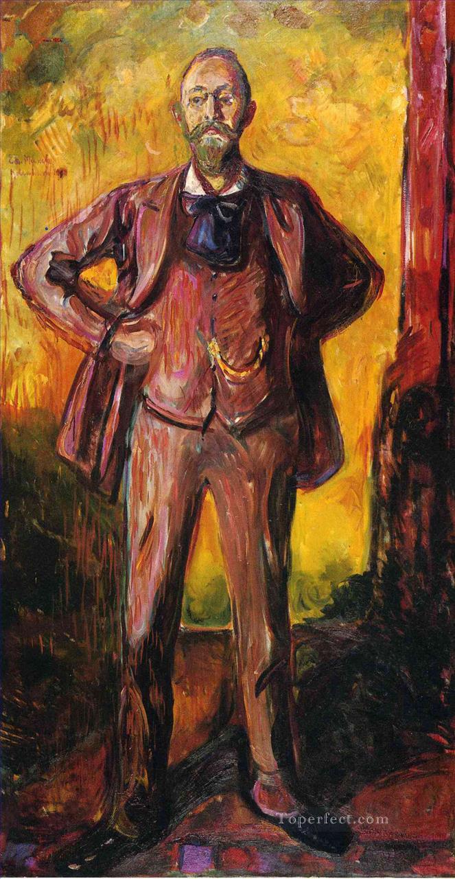 professor daniel jacobson 1909 Edvard Munch Oil Paintings